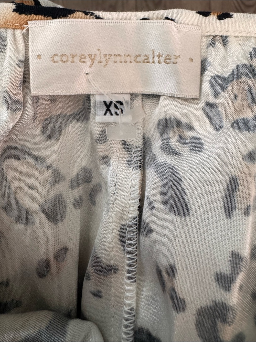 Corey Lynn Calter Anthropologie Arabella Leopard Midi Tank Dress,Size XS - Picture 9 of 11